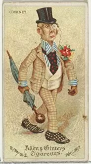 Dude Gallery: Cockney, from Worlds Dudes series (N31) for Allen & Ginter Cigarettes, 1888