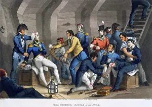 Bandage Prints: The Cockpit, Battle of the Nile, 1819