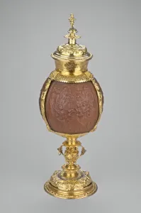 David King Gallery: Coconut Cup with Scenes from the Life of David, London, 1577 / 78 Shell