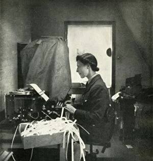 Cecil Walter Hardy Gallery: Code and Cypher Officer, c1943. Creator: Cecil Beaton