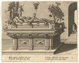 De Vries Gallery: Cœnotaphiorum (15), 1563. Creators: Johannes van Doetecum I, Lucas van Doetecum