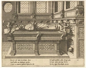 De Vries Gallery: Cœnotaphiorum (20), 1563. Creators: Johannes van Doetecum I, Lucas van Doetecum