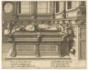 Vries Prints: Cœnotaphiorum (20), 1563. Creators: Johannes van Doetecum I, Lucas van Doetecum
