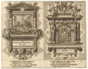De Vries Gallery: Cœnotaphiorum (26), 1563. Creators: Johannes van Doetecum I, Lucas van Doetecum