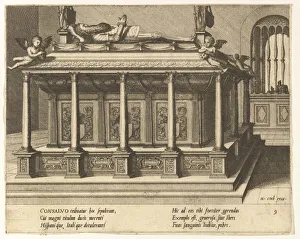 Doetechum Jan The Elder Prints: Cœnotaphiorum (9), 1563. Creators: Johannes van Doetecum I, Lucas van Doetecum