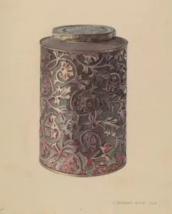 Iams J Howard Prints: Coffee Can, 1938. Creator: J. Howard Iams