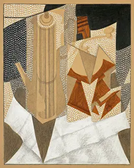 Gris Prints: The coffee grinder, 1916. Creator: Gris, Juan (1887-1927)