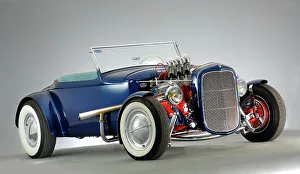 Hot Rod Prints: Coffee Grinder 1930 Ford A Custom Car