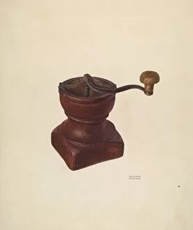 Coffee Gallery: Coffee Grinder, c. 1940. Creator: Frank McEntee