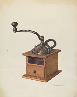 Buergerniss Carl Prints: Coffee Mill, c. 1940. Creator: Carl Buergerniss