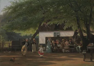 Gamekeeper Prints: A Coffee Party at a Gamekeeper's House, 1854-1855. Creator: David Monies