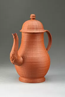 Wedgwood Collection: Coffee Pot, Burslem, c. 1770. Creator: Wedgwood