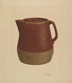 Barnett Richard Prints: Coffee Pot, c. 1938. Creator: Richard Barnett