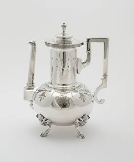 Coffee Gallery: Coffee Pot, part of Tea and Coffee Service, 1878. Creator: Rogers Smith and Company