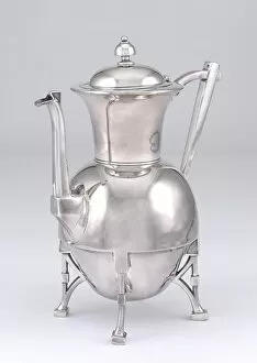 Arts Crafts Movement Collection: Coffee pot or teapot, 1870 / 73. Creator: Webster Manufacturing Company