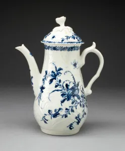 Worcestershire Prints: Coffee Pot, Worcester, c. 1760. Creator: Royal Worcester
