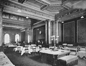 Gentlemans Club Gallery: Coffee room of the Carlton Club, London, c1900 (1901)