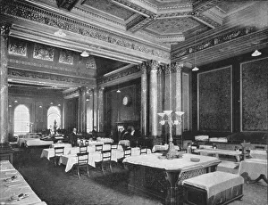 Gentlemans Club Gallery: Coffee room of the Carlton Club, London, c1900 (1901)