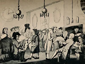Charles Wright Collection: The Coffee Room at Lloyds, 1798, (1928)
