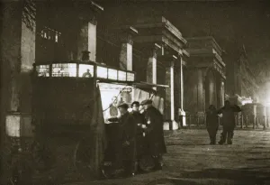 A coffee stall at Hyde Park Corner, London, 20th century