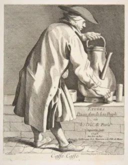 Anne Claude Philippe De Caylus Gallery: Coffee Vendor, 1746. Creator: Caylus, Anne-Claude-Philippe de