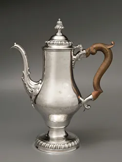 Silverware Prints: Coffeepot, c1775. Creator: John Bayly