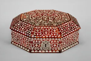 Inlay Gallery: Coffer, Lima, c. 1750. Creator: Unknown