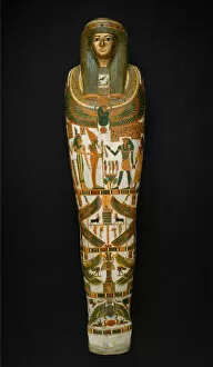 Mummy Collection: Coffin and Mummy of Paankhenamun, Thebes, Third Intermediate Period, Dynasty 22