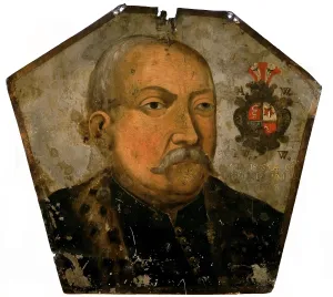 Murdered Prints: Coffin Portrait of Adam Wezyk (1608-1668), c1668. Creator: Unknown