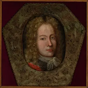 Oil On Metal Prints: Coffin Portrait of a Nobleman, c1700. Creator: Unknown