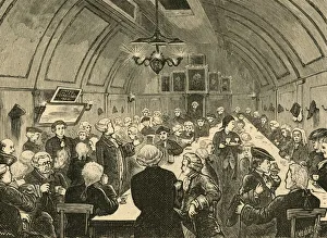 Thought Prints: Cogers Hall, from an old print, 1897. Creator: Unknown