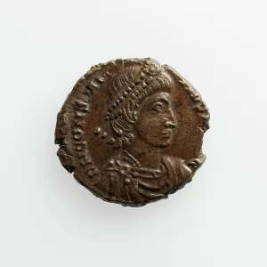 Constantius Prints: Coin of Constantinus II, A.D. 337-340. Creator: Unknown