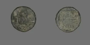 Boar Gallery: Coin Depicting a Boar, about 190 BCE. Creator: Unknown