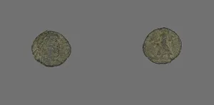 Coin Depicting a Bust, (301-400 ?). Creator: Unknown