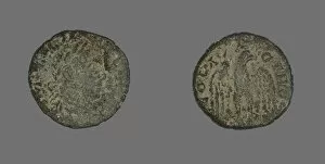 Bust Gallery: Coin Depicting Bust, 306-309 (?). Creator: Unknown