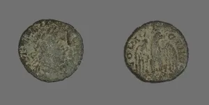 Bust Gallery: Coin Depicting Bust, 306-309 (?). Creator: Unknown