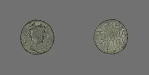 Octavian Prints: Coin Depicting Emperor Augustus, 27 BCE-14 CE. Creator: Unknown