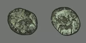 Coin Depicting a Goat, (after 308 BCE ?). Creator: Unknown