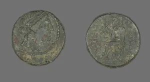 Coin Depicting the God Apollo, 2nd-1st century BCE. Creator: Unknown