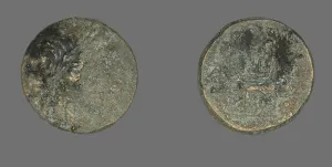Coin Depicting the God Apollo, 2nd-1st century BCE. Creator: Unknown