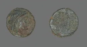 Coin Depicting the God Apollo, 2nd-1st century BCE. Creator: Unknown