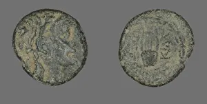 Coin Depicting the God Apollo, about 88-50 BC. Creator: Unknown