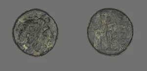 Coin Depicting the God Zeus, 133-48 BCE. Creator: Unknown