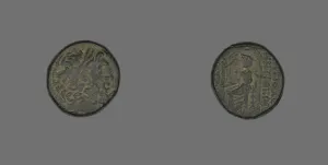 Coin Depicting the God Zeus, 1st century BCE. Creator: Unknown