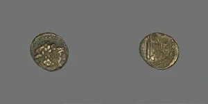 Phoenician Gallery: Coin Depicting the God Zeus and Consort (?), about 137-127 BCE. Creator: Unknown