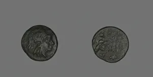Athene Prints: Coin Depicting the Goddess Athena, 277-239 BCE or 229-220 BCE. Creator: Unknown