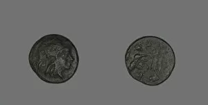 Wisdom Gallery: Coin Depicting the Goddess Athena, 277-239 BCE or 229-220 BCE. Creator: Unknown