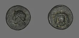 Childbirth Prints: Coin Depicting the Goddess Hera (?), 5th century BCE. Creator: Unknown