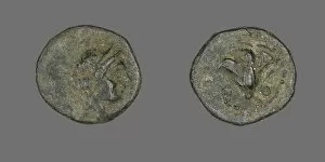 Personification Gallery: Coin Depicting the Goddess Rhodos, 333-304 BCE. Creator: Unknown