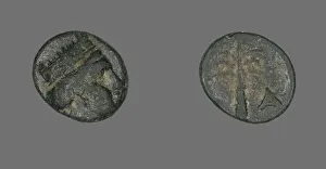 Coin Depicting the Goddess Tyche, about 188-166 BCE. Creator: Unknown